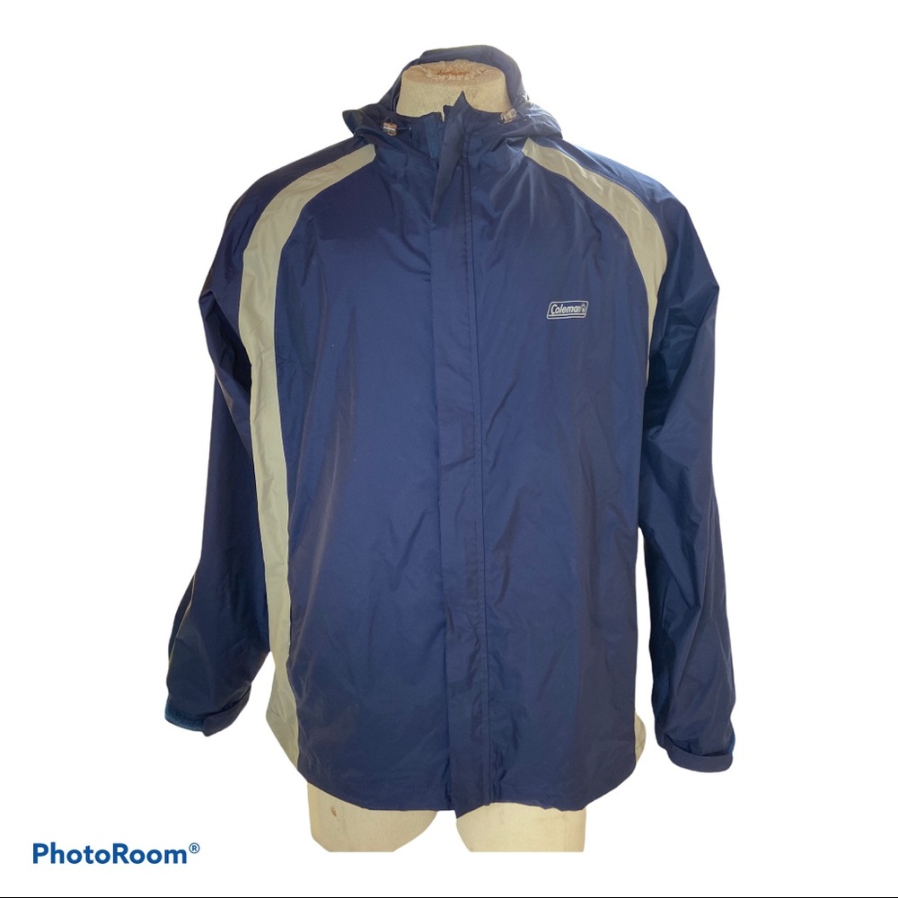Coleman Outdoors Rain Jacket With Roll Up Hood